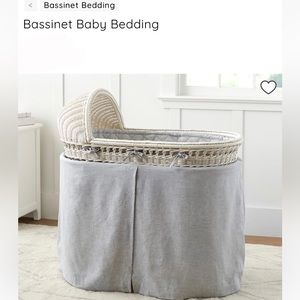 NWT! Pottery Barn Baby Bassinet Skirt